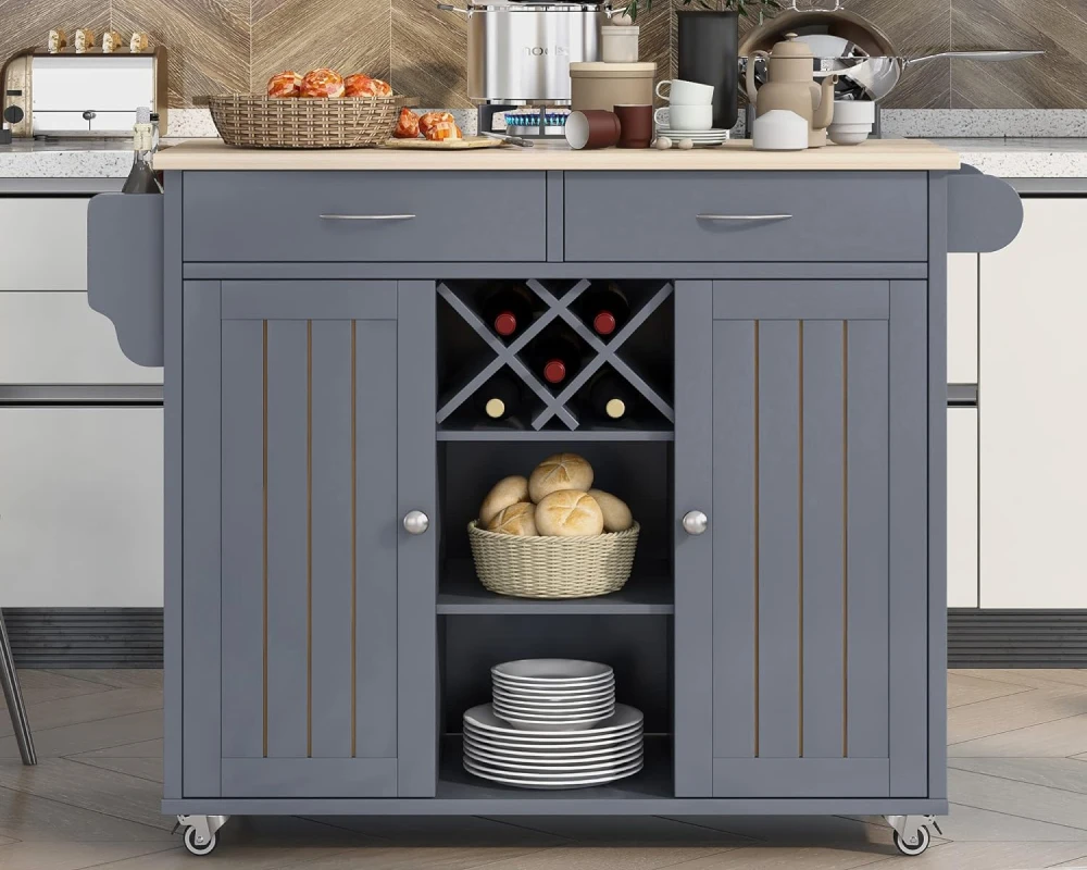 portable island table for kitchen